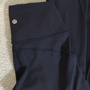 In Movement Everlux Leggings Tights Navy Lightly Worn 28” Size 6